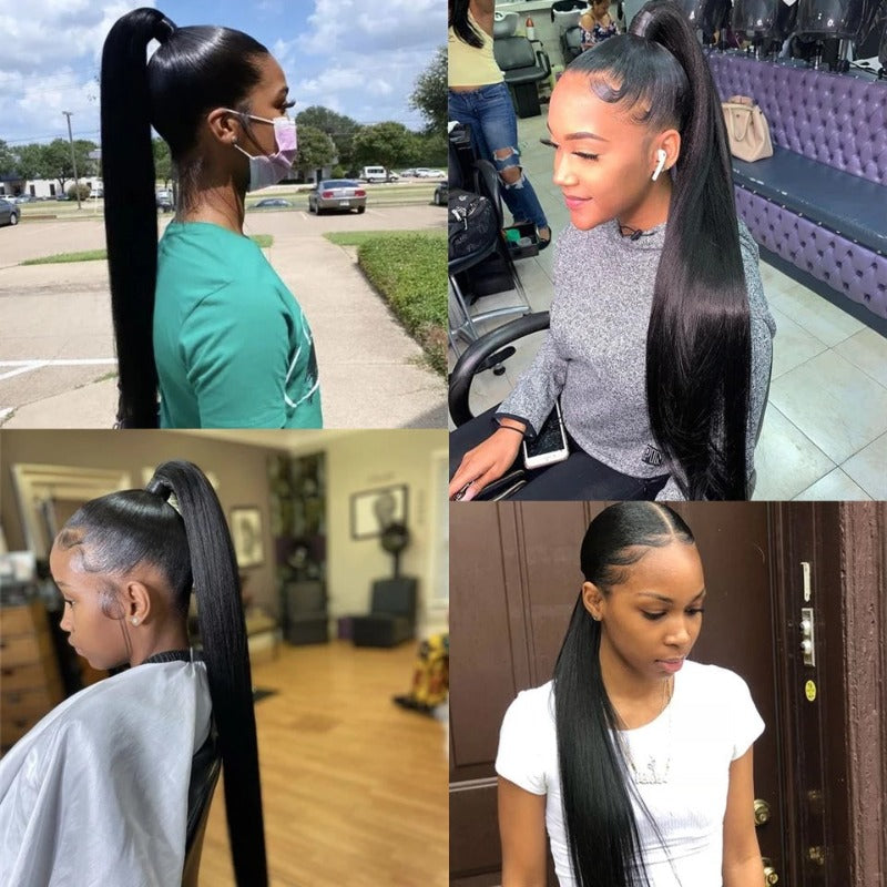 Clip In Ponytail Human Hair 