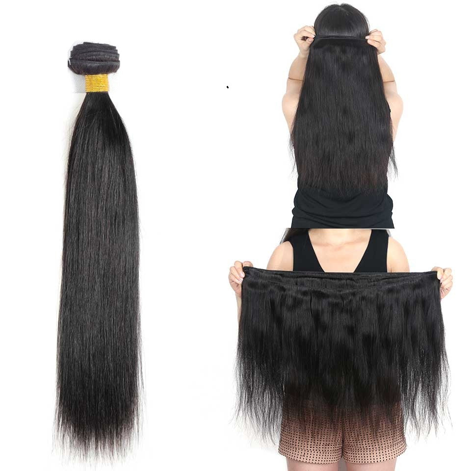 12A Raw Human Hair Black high quality full in end Unprocessed Human Hair Extensions