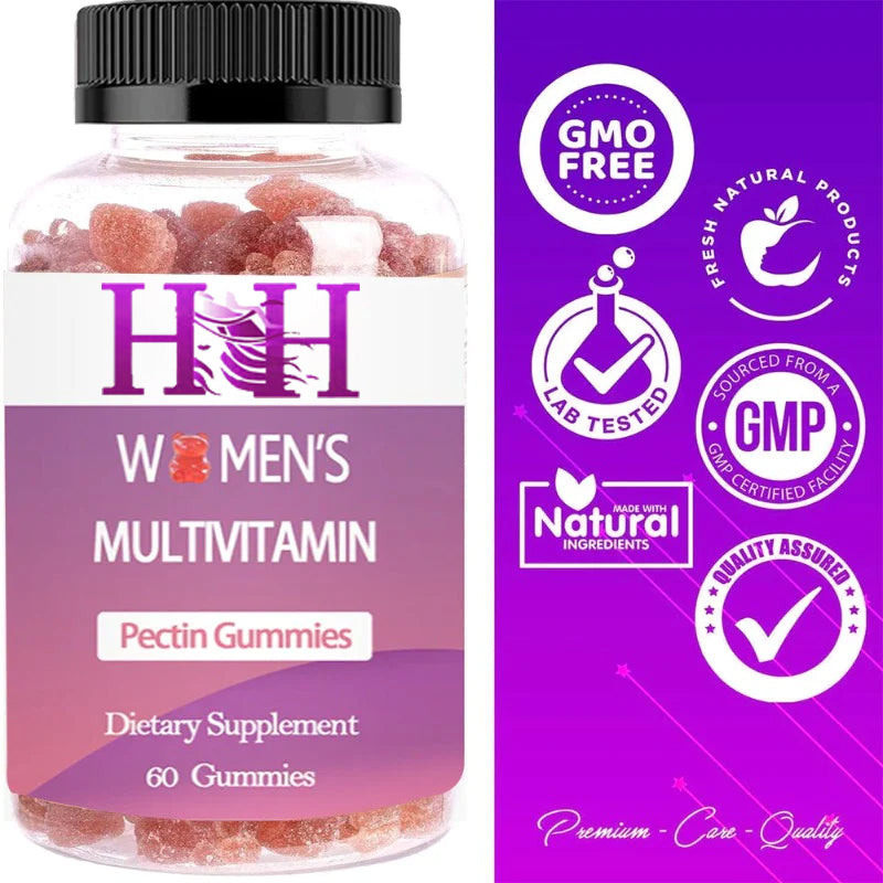 Womens Multivitamin Gummies - 100% Daily Value of 16 Essential Vitamins and Minerals - Healthy Multivitamin for Women of All Ages