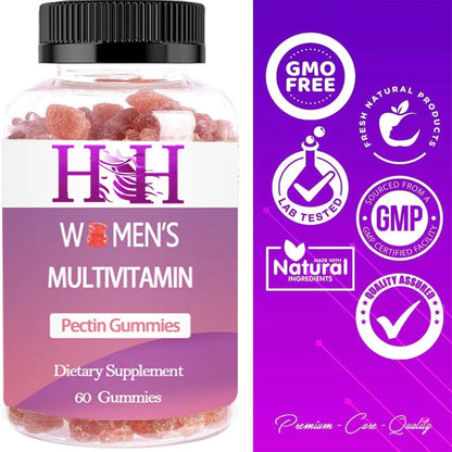 Womens Multivitamin Gummies - 100% Daily Value of 16 Essential Vitamins and Minerals - Healthy Multivitamin for Women of All Ages