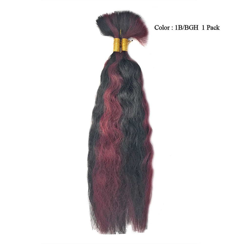 Wet N Wavy Bulk hair human hair blend Braiding 