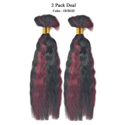 Wet N Wavy Bulk hair human hair blend Braiding 