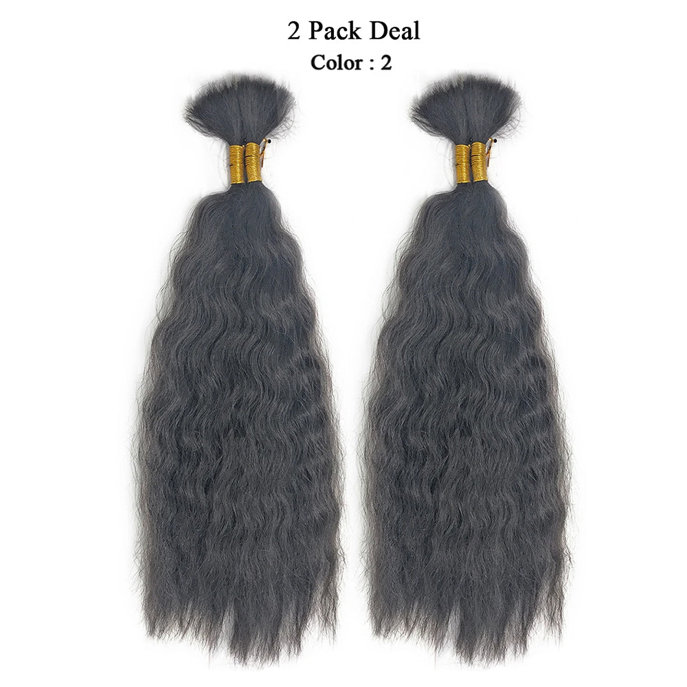 Wet N Wavy Bulk hair human hair blend Braiding 