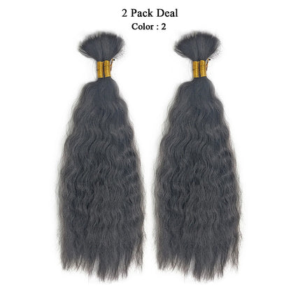 Wet N Wavy Bulk hair human hair blend Braiding 