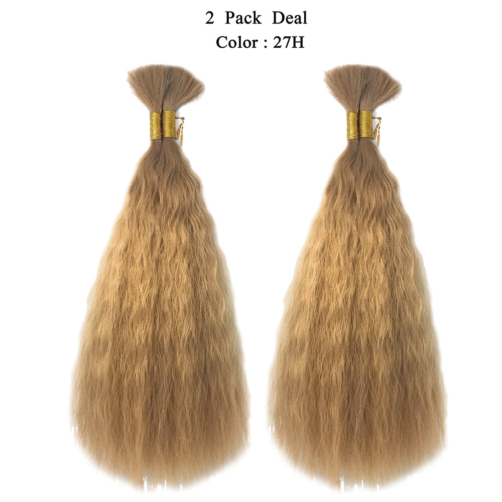 Wet N Wavy Bulk hair human hair blend Braiding 