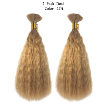Wet N Wavy Bulk hair human hair blend Braiding 