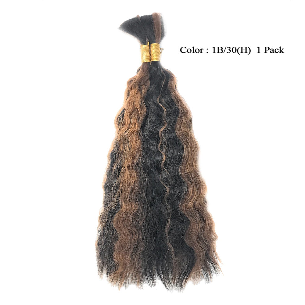 Wet N Wavy Bulk hair human hair blend Braiding 