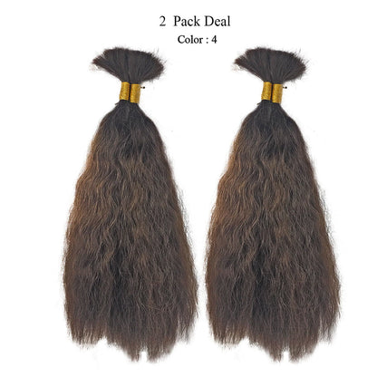 Wet N Wavy Bulk hair human hair blend Braiding 
