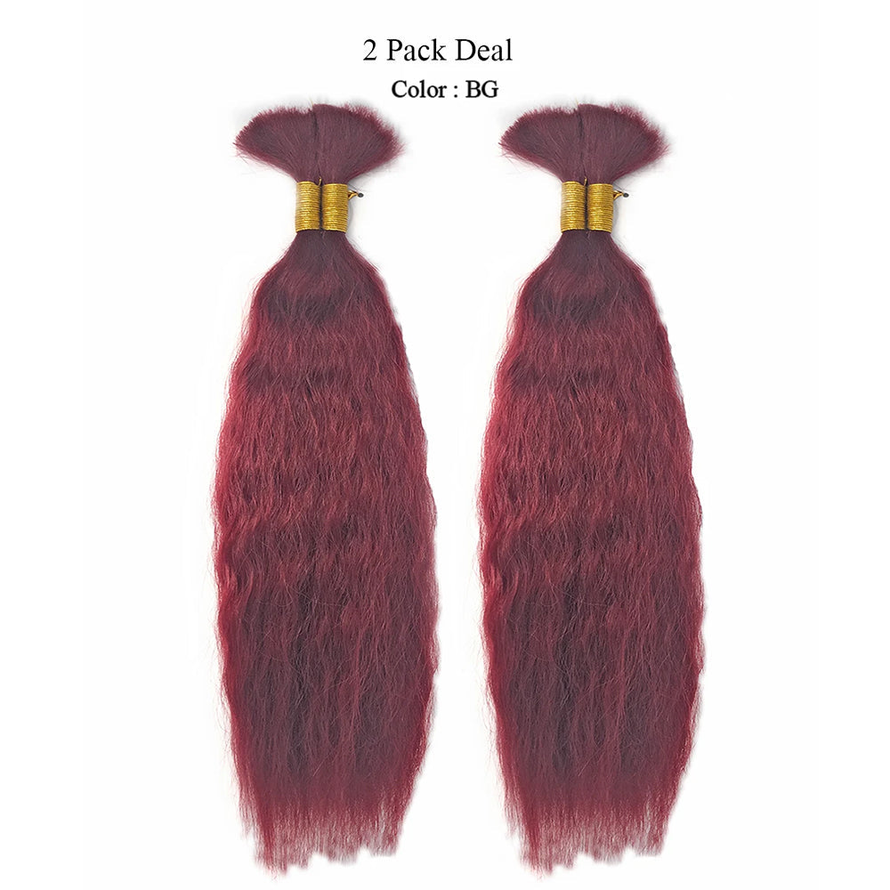 Wet N Wavy Bulk hair human hair blend Braiding 