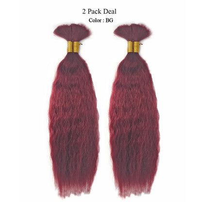 Wet N Wavy Bulk hair human hair blend Braiding 