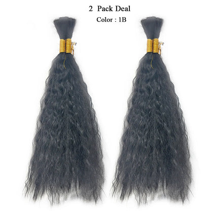 Wet N Wavy Bulk hair human hair blend Braiding 