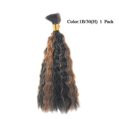 Wet N Wavy Bulk hair human hair blend Braiding 