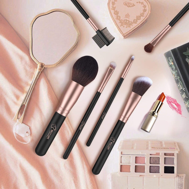 BESTOPE 18 Pcs Makeup Brushes Kit, Premium Synthetic Brushes Concealers Eye Shadows