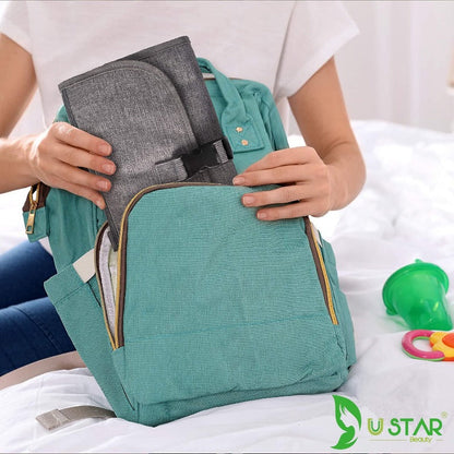 Baby Portable Diaper Changing Pad For Newborn Girl & Boy – Waterproof Travel Changing Station kit