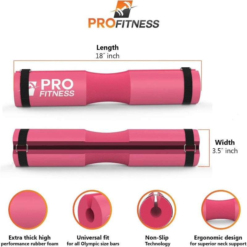 ProFitness Squat Pad Shoulder Support For Squats, Lunges & Hip Thrusts