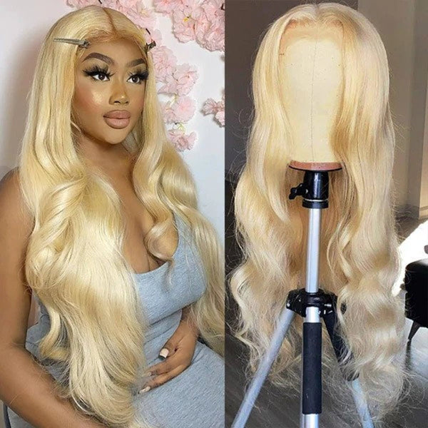 613 Blonde HD Wig straight  13x6