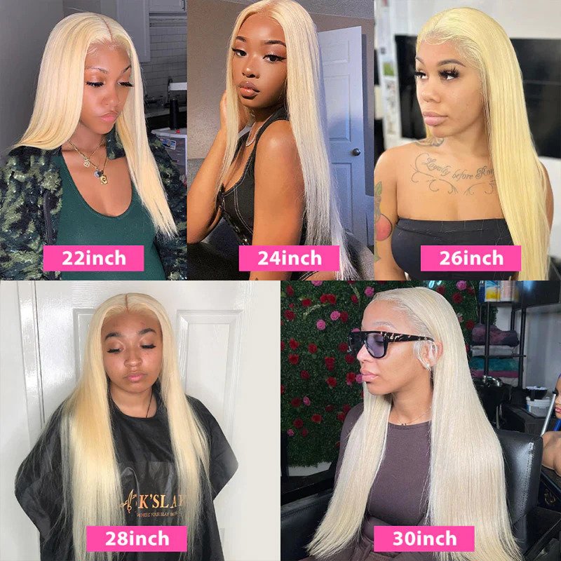613 Blonde HD Wig straight 