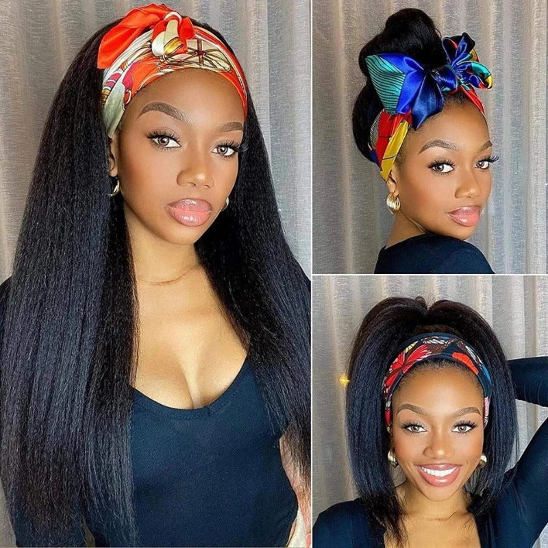 Human Hair Wig Straight Virgin Hair Natural Black