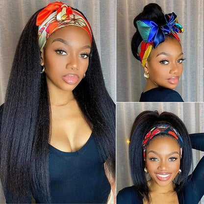 Human Hair Wig Straight Virgin Hair Natural Black