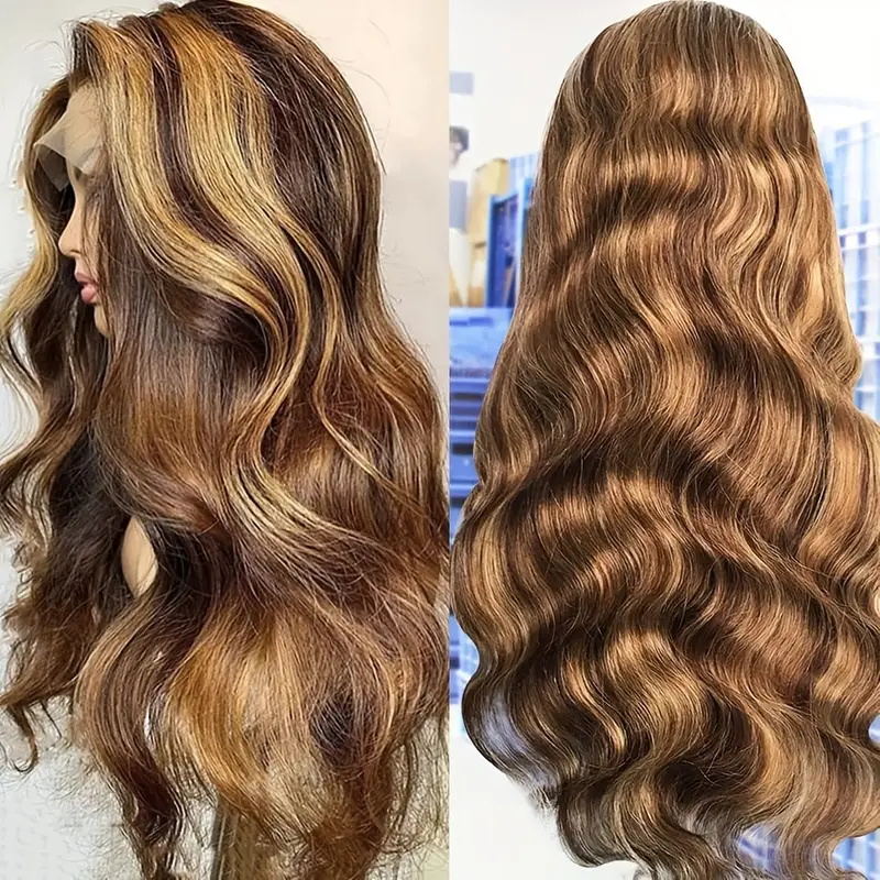 4/27 Highlight HD Lace Frontal Wig – Straight, Body Wave & Deep Wave Up To 42 Inch