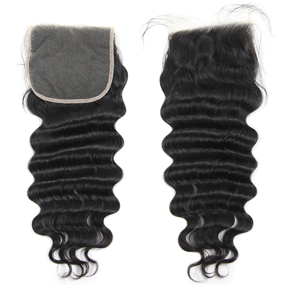 5x5 HD Lace Closure Loose Wave – Natural Black High Quality Human Hair | Pre-Plucked, Skin-Melt HD Lace