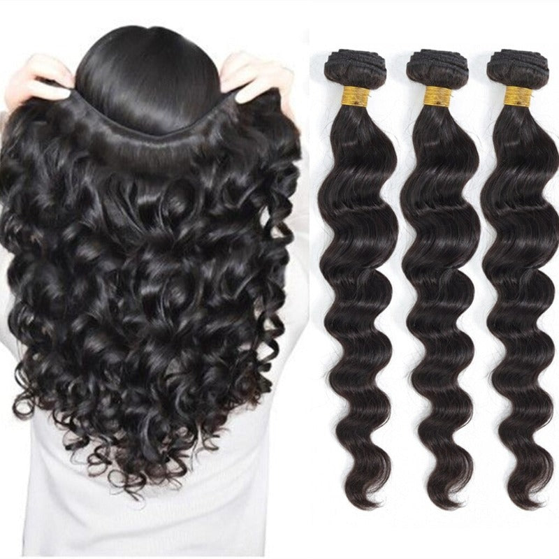 Loose Wave Virgin Human Hair 3 Bundles