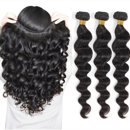 Loose Wave Virgin Human Hair 3 Bundles