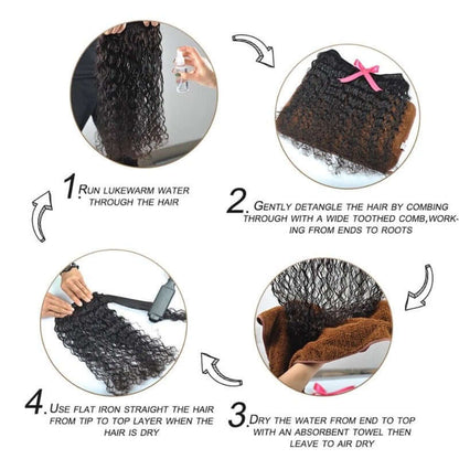 Pack Wet and Weave Curly Hair