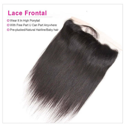 Ustar 100% Human Hair4x13  Frontal Straight