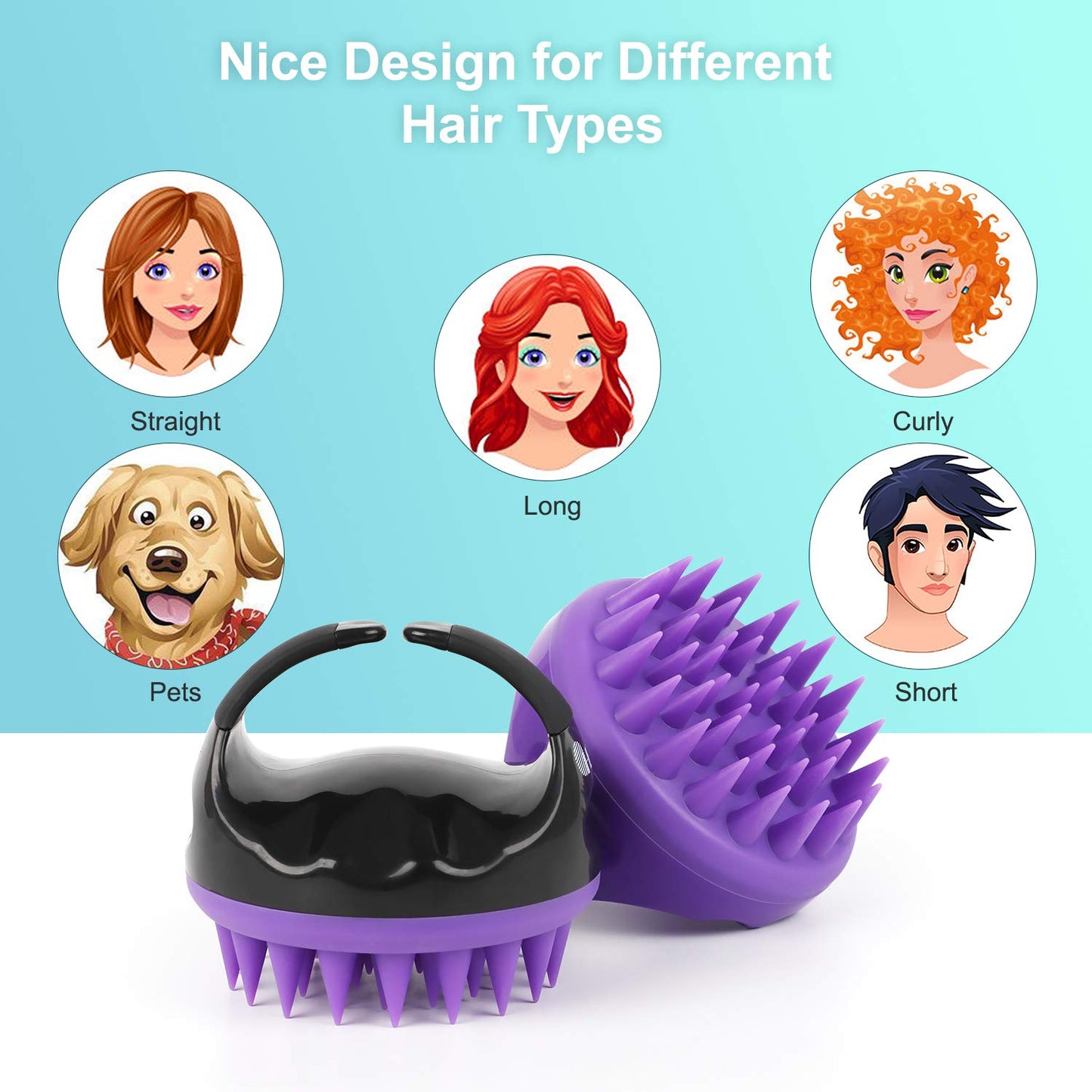 Hair Scalp Massager Brush Head